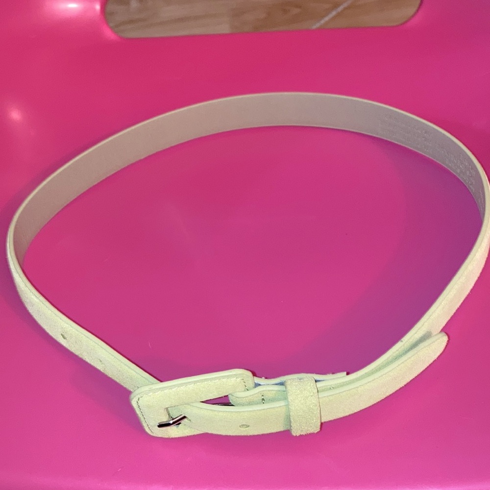 Urban Outfitters light green cow suede belt Size S